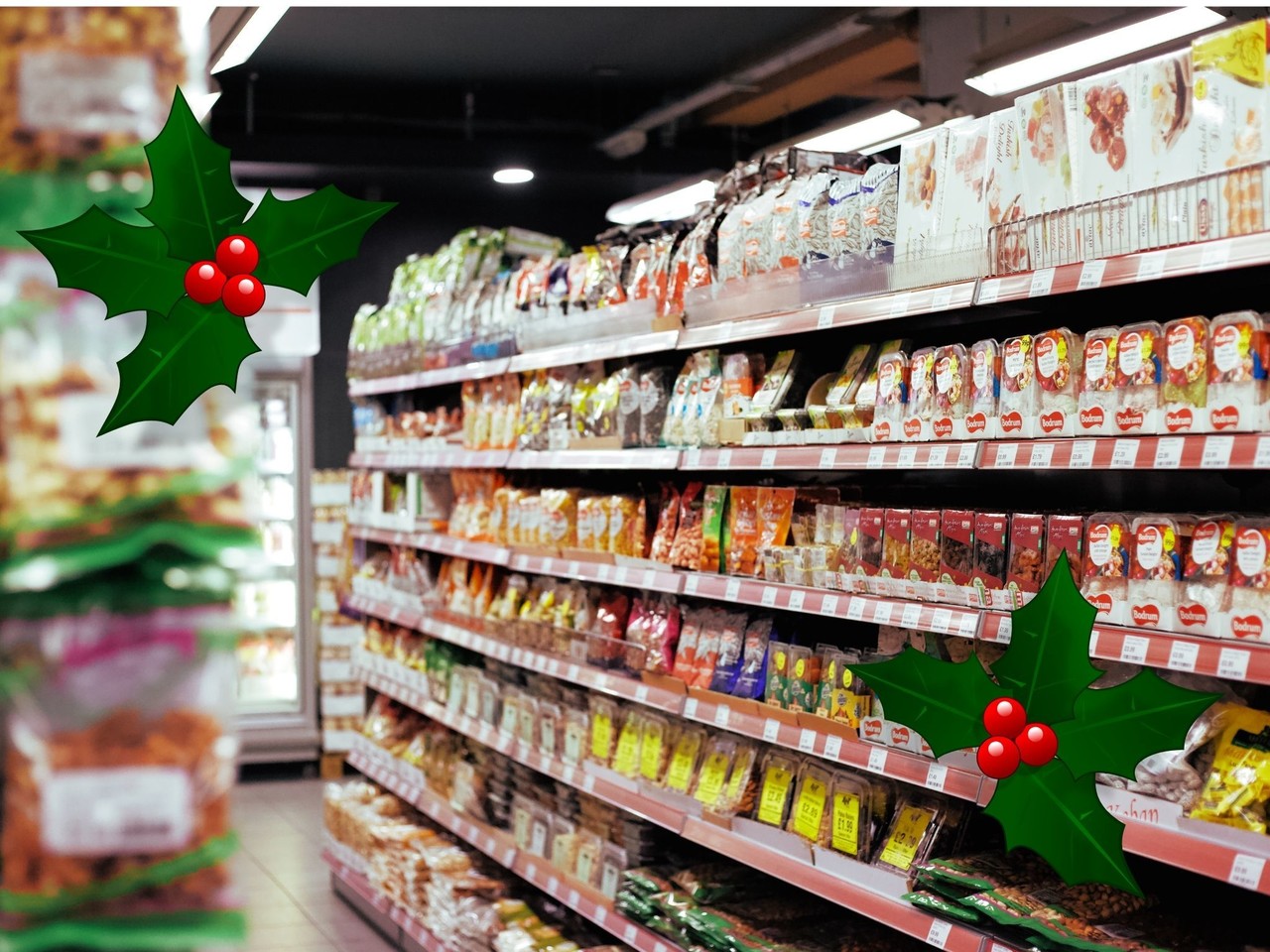 Durante las fiestas decembrinas las cadenas de supermercados ajustan sus horarios de operaciones para que sus clientes realicen sus últimas compras.- Fuente Canva