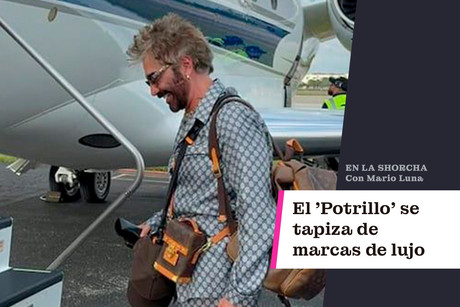 El 'Potrillo' se tapiza de marcas de lujo.