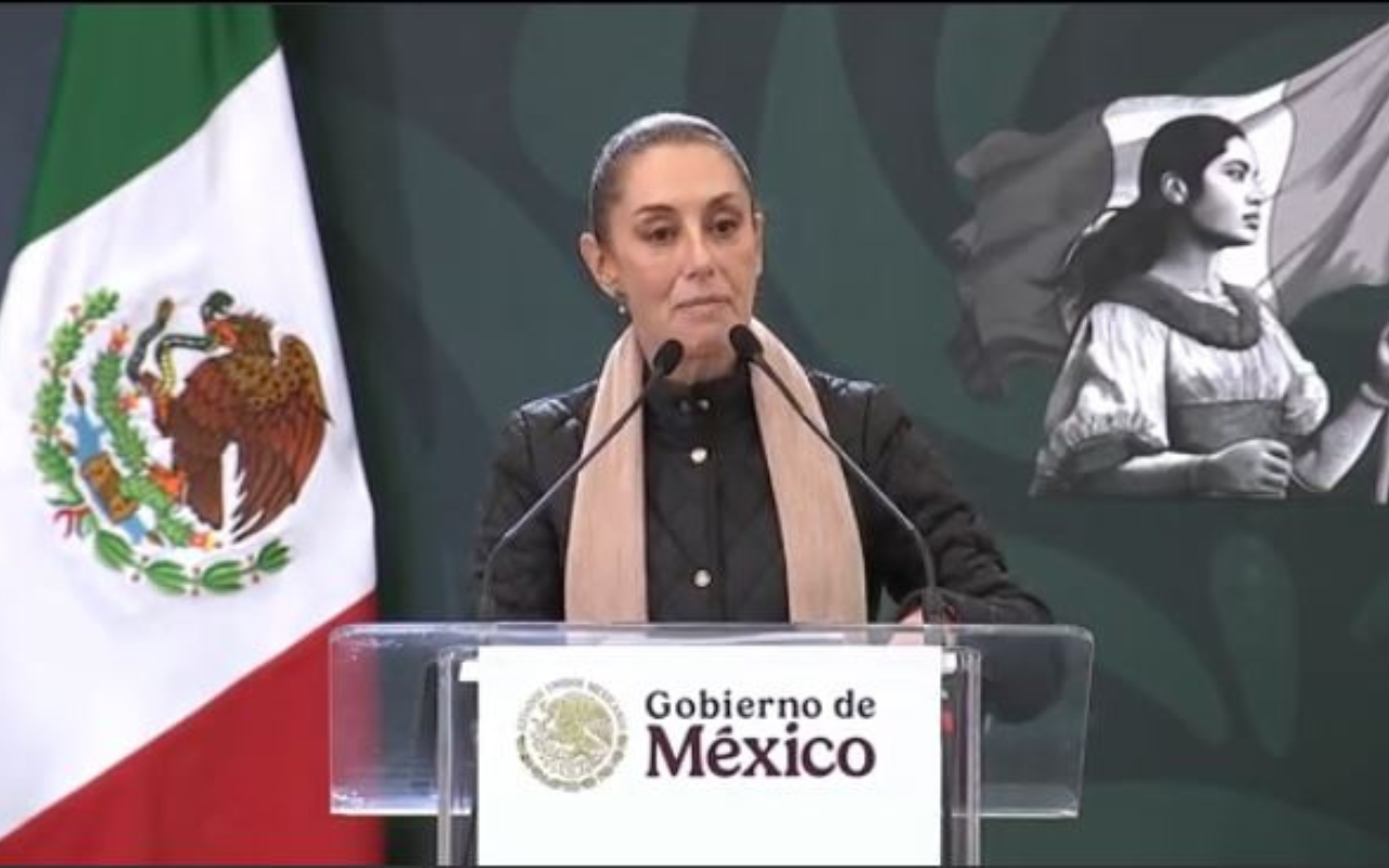 La presidenta Claudia Sheinbaum reveló la construcción de tres líneas ferroviarias de alta velocidad que conectarán a Nuevo Laredo con Ciudad de México. Foto: redes