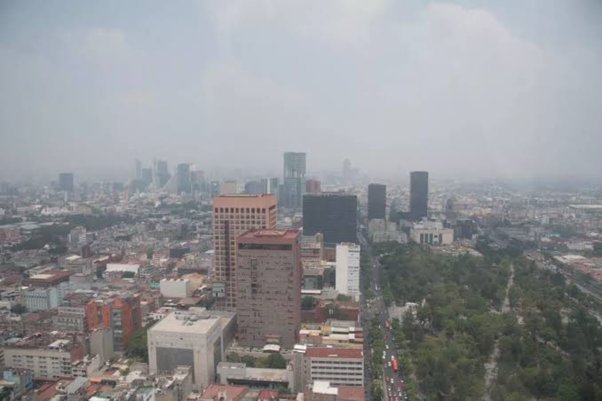 Ciudad de México con mala calidad del aire.     Foto: @POSTACDMX