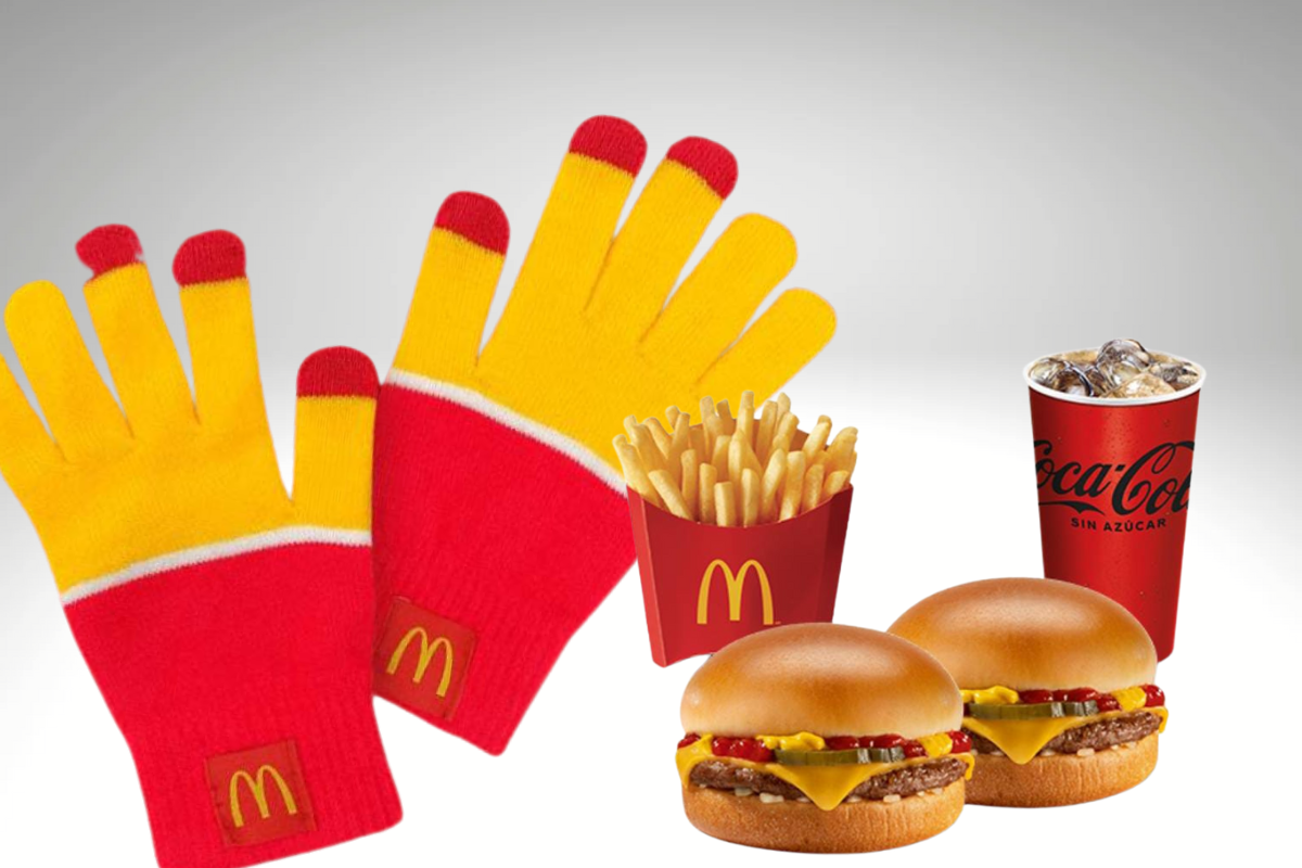 Usa los guantes de Ronald McDonald