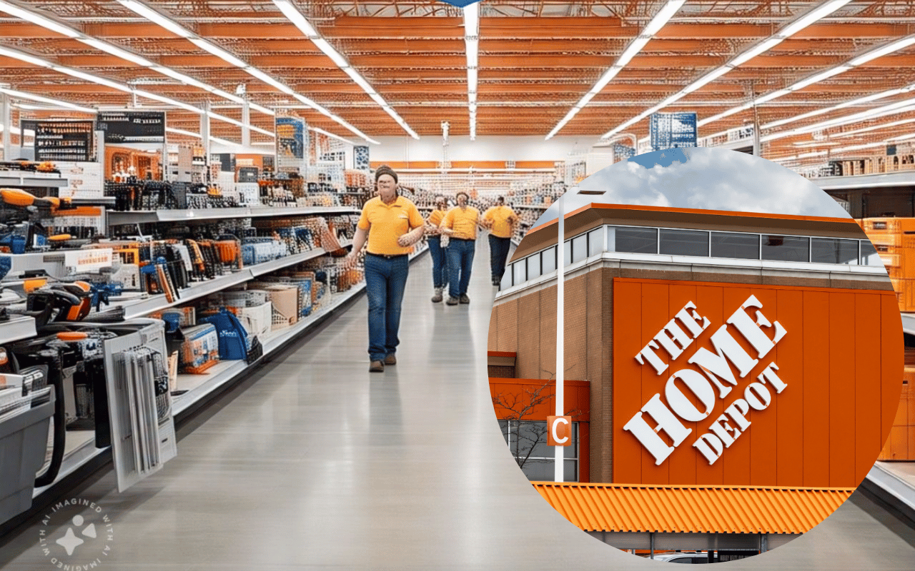 La Inteligencia Artificial describió las tiendas de The Home Depot como espacios amplios y bien organizados, diseñados para facilitar la búsqueda de productos. Foto: Canva.