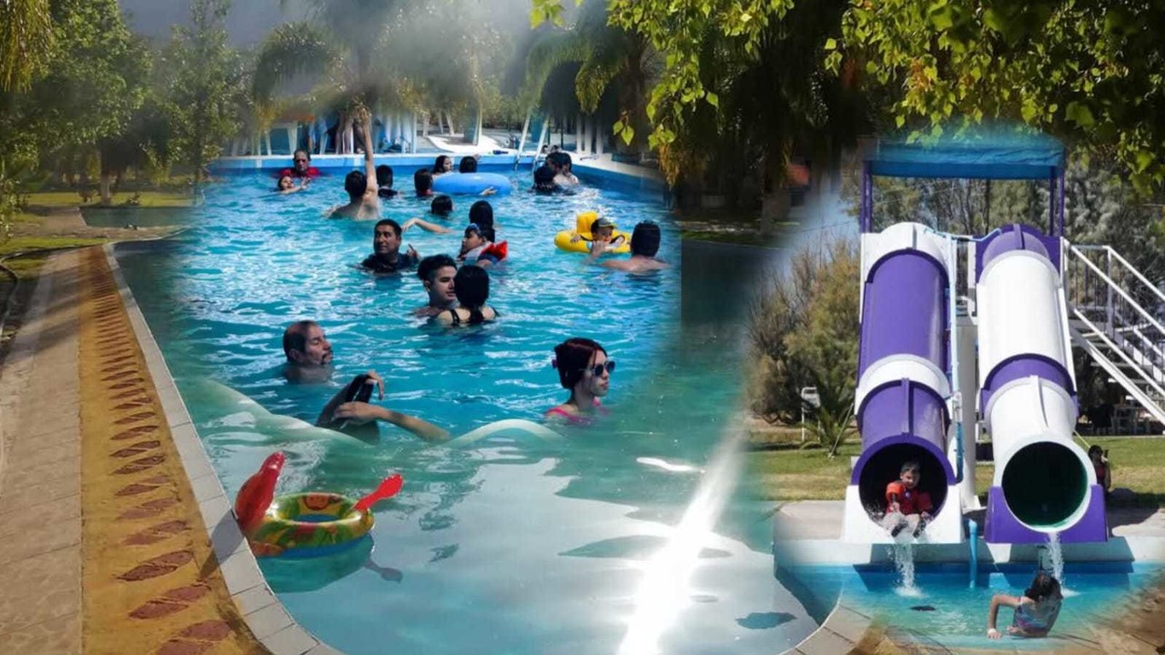 Los sitios de aguas termales cercanos a la ciudad de Durango son varios, por lo que te decimos que beneficios tienen para la salud.  Foto: Facebook/ Oasis Acatita / Balneario San Juan Mx / Balneario El Eden -Oficial.