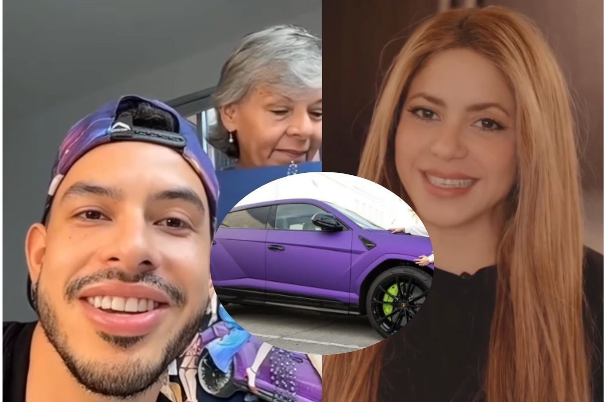 El colombiano Michael Mejía fue el ganador de la camioneta Lamborghini Urus 2022 que Shakira estaba regalando. Foto: CANVA/IG: @shakira,michaelmejiaart