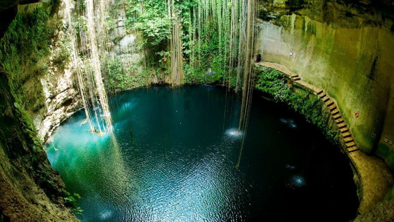 Se cree que estas estructuras naturales eran la entrada al inframundo Foto: Yucatán Turismo