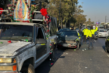 Peregrino resulta atropellado y prensado mientras regresaba a su lugar de origen