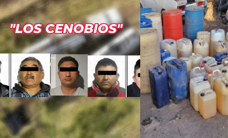 Cinco detenidos e inmuebles asegurados por robo de hidrocarburos en Hidalgo