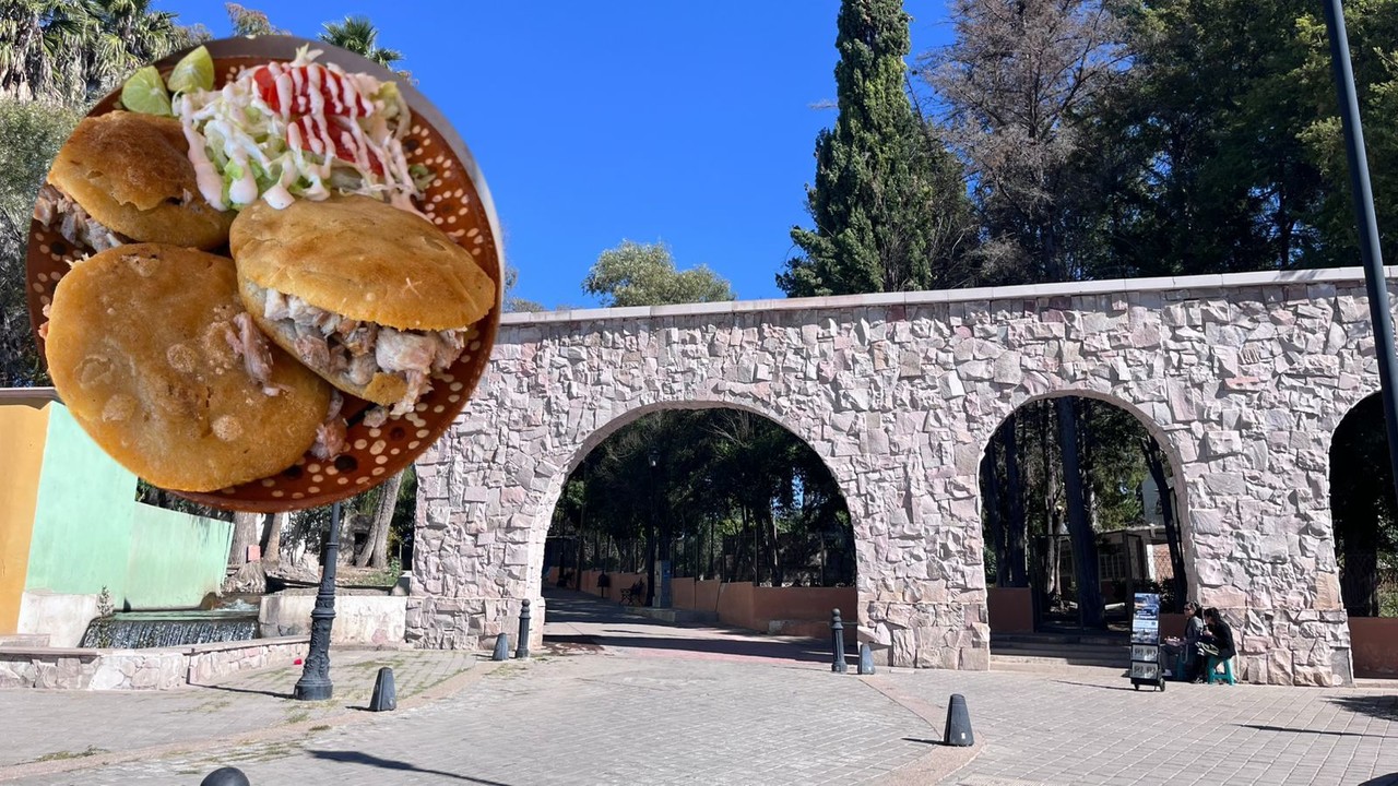 Los Arcos de La Constancia y unas gorditas de Paradero El Verano. Foto: Alejandro Ávila/ Facebook Paradero El Verano.