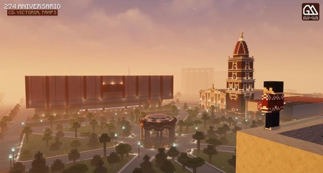 Así es Ciudad Victoria en versión Minecraft según Gilberto Anderson