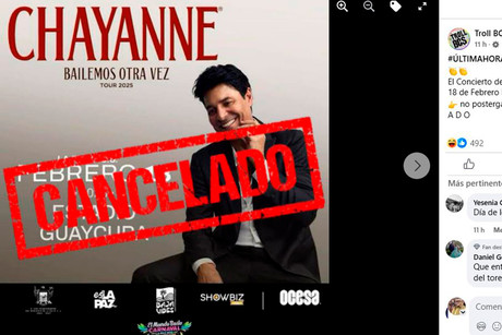 ¿Que se cancela el concierto de Chayanne en La Paz? ¡Feliz Día de los Inocentes!