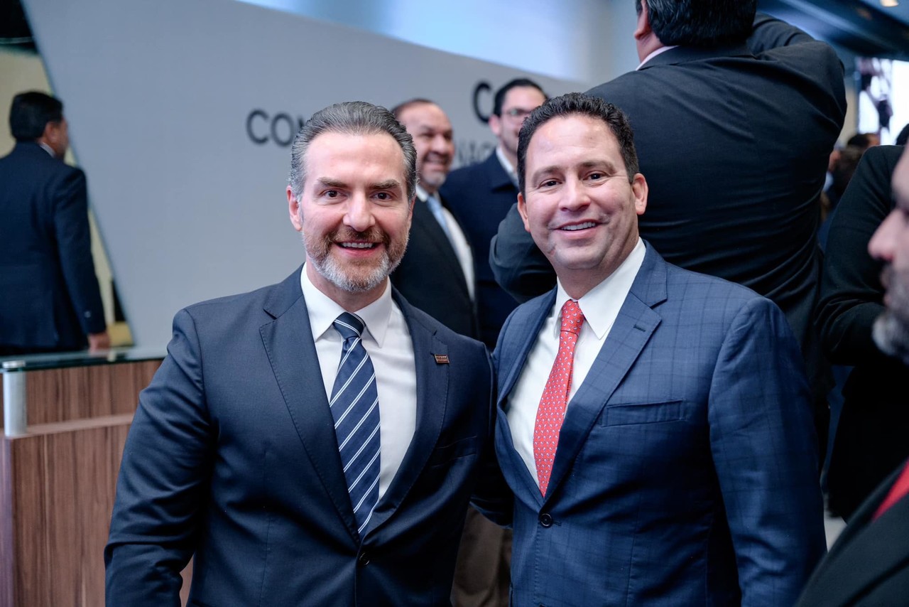 Adrián de la Garza y Javier Diaz en el CONAMM. Foto de Javier Díaz.