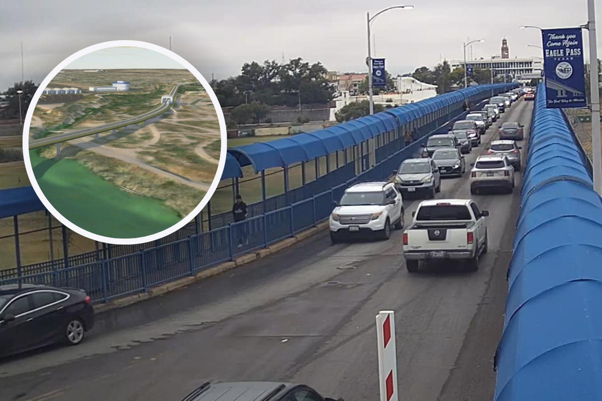 Cruce fronterizo en Piedras Negras - Texas / Fotos: Mexico Industry | Puentes Internacionales Eagle Pass - Piedras Negras | PTXN - Eagle Pass, Texas News | Canva