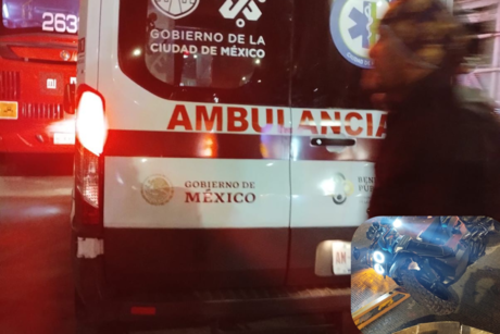 Muere mujer motociclista al derrapar en la Venustiano Carranza