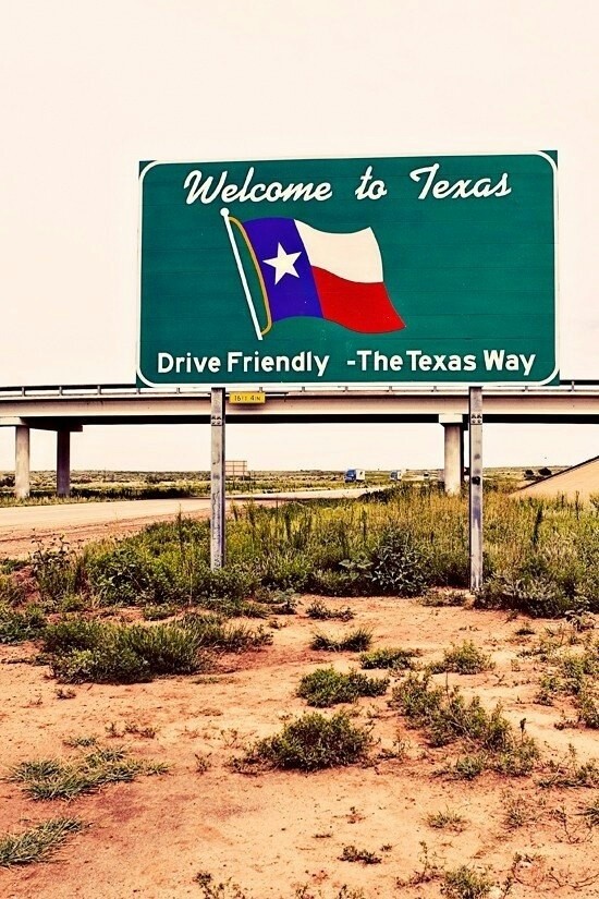 Bandera de Texas. Bienvenidos a Texas. Foto: Redes Sociales