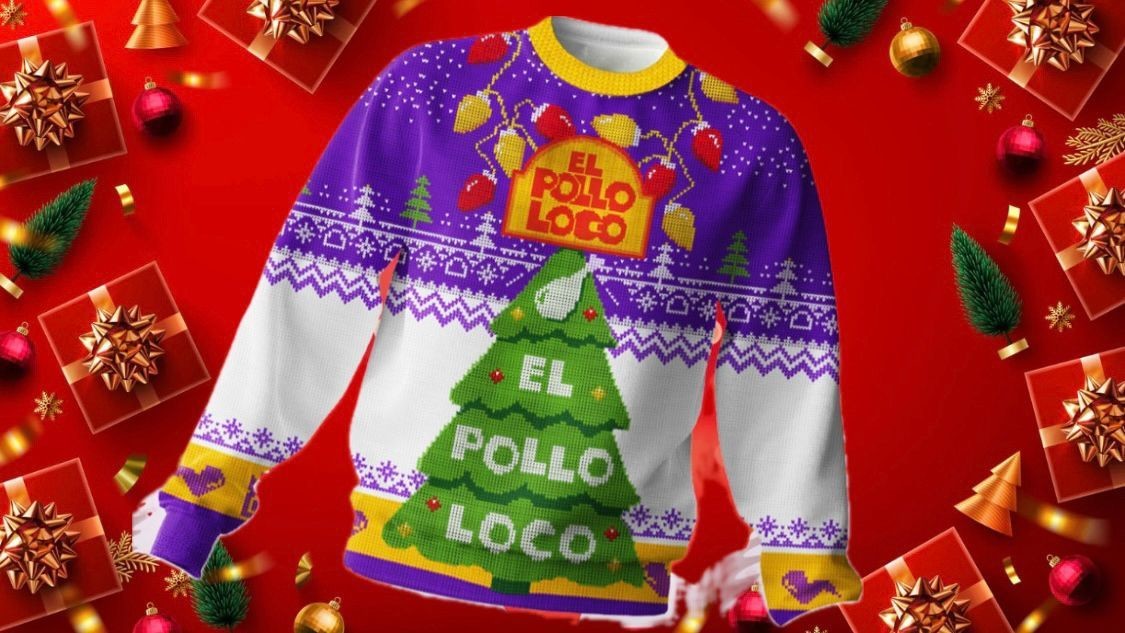 El Pollo Loco lanza su exclusivo 'Ugly Sweater' navideño. Foto: El Pollo Loco / Canva.