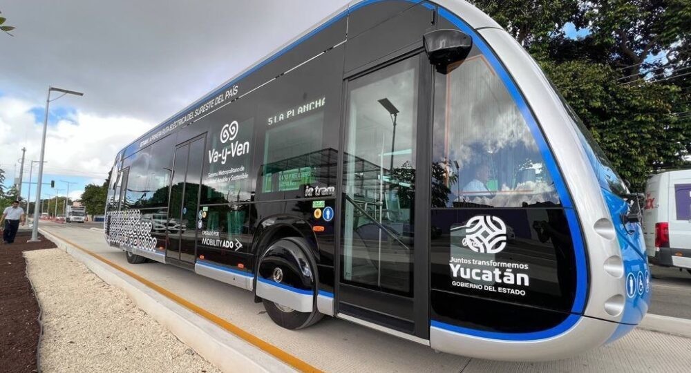 Ie-Tram, cumple su primer aniversario brindando servicio a los yucatecos. Foto: @ATY