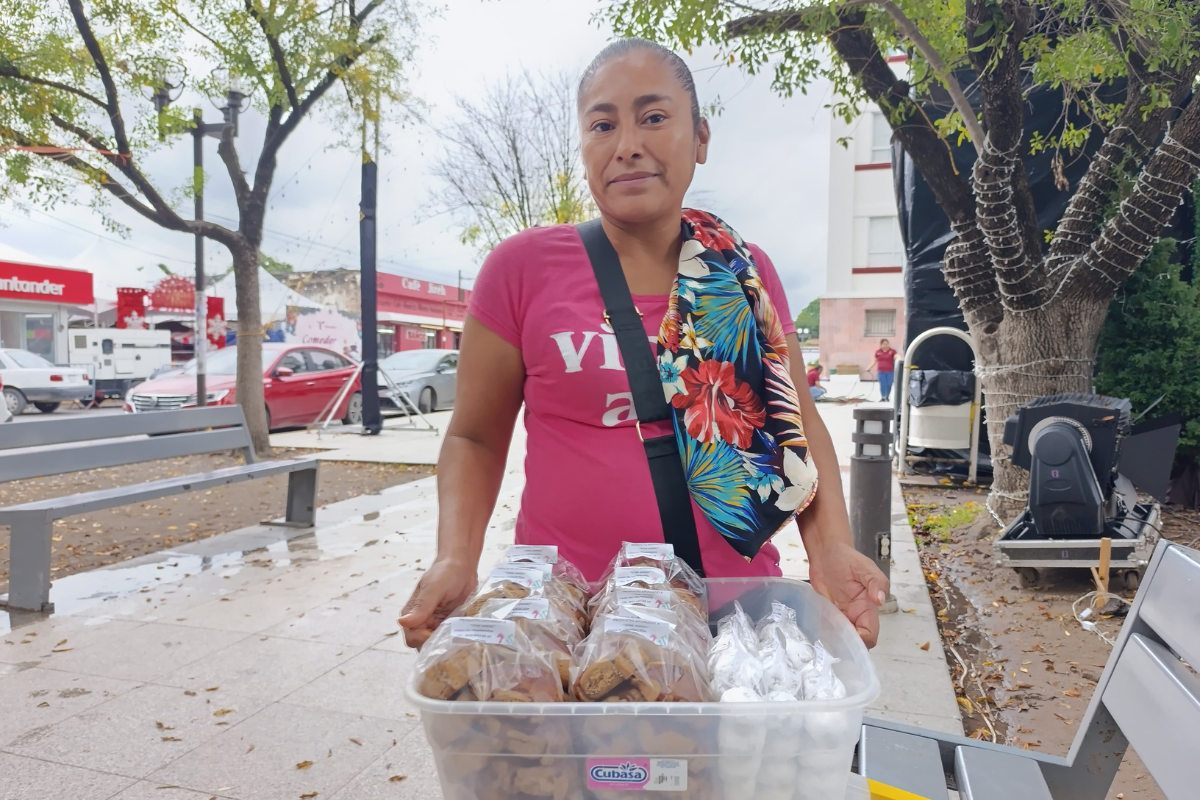 Si deseas apoyar a la señora Alicia marca al número celular 8334434619. Foto: Victoria Jiménez