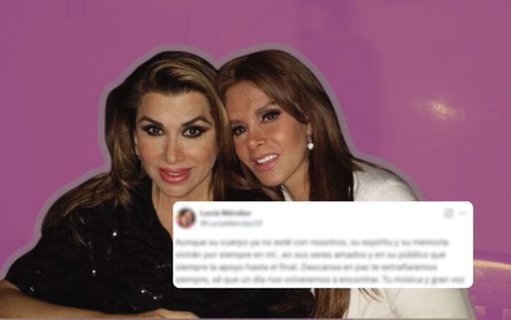 Dulce y Lucía Méndez ¿Le brinda un mensaje de despedida?