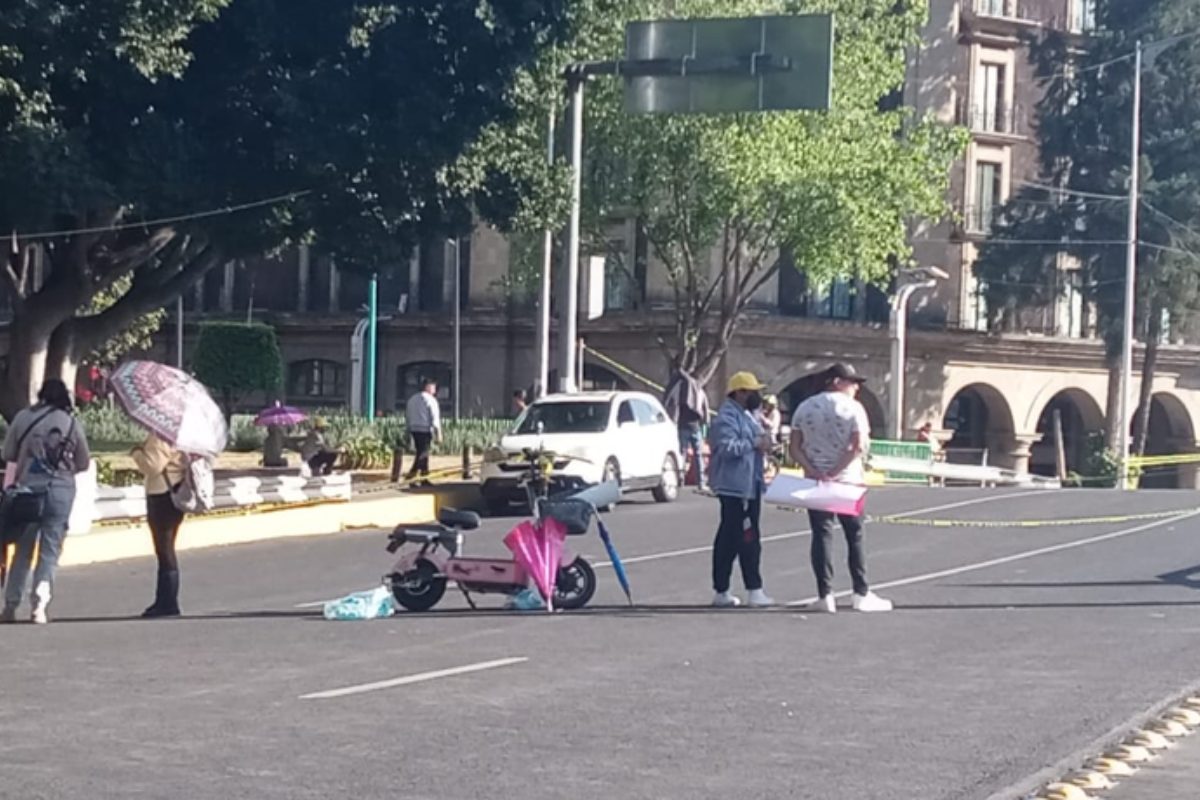 Manifestaciones en CDMX.     Foto: @OVIALCDMX