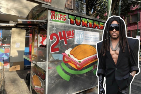 ¡A lo chilango! Lenny Kravitz sorprende tras visitar puesto de tortas en CDMX