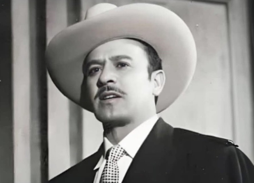 La imagen de Pedro Infante que muchos no conocían y se exhibió en Bellas Artes Foto: Facebook: Cine de oro mexicano