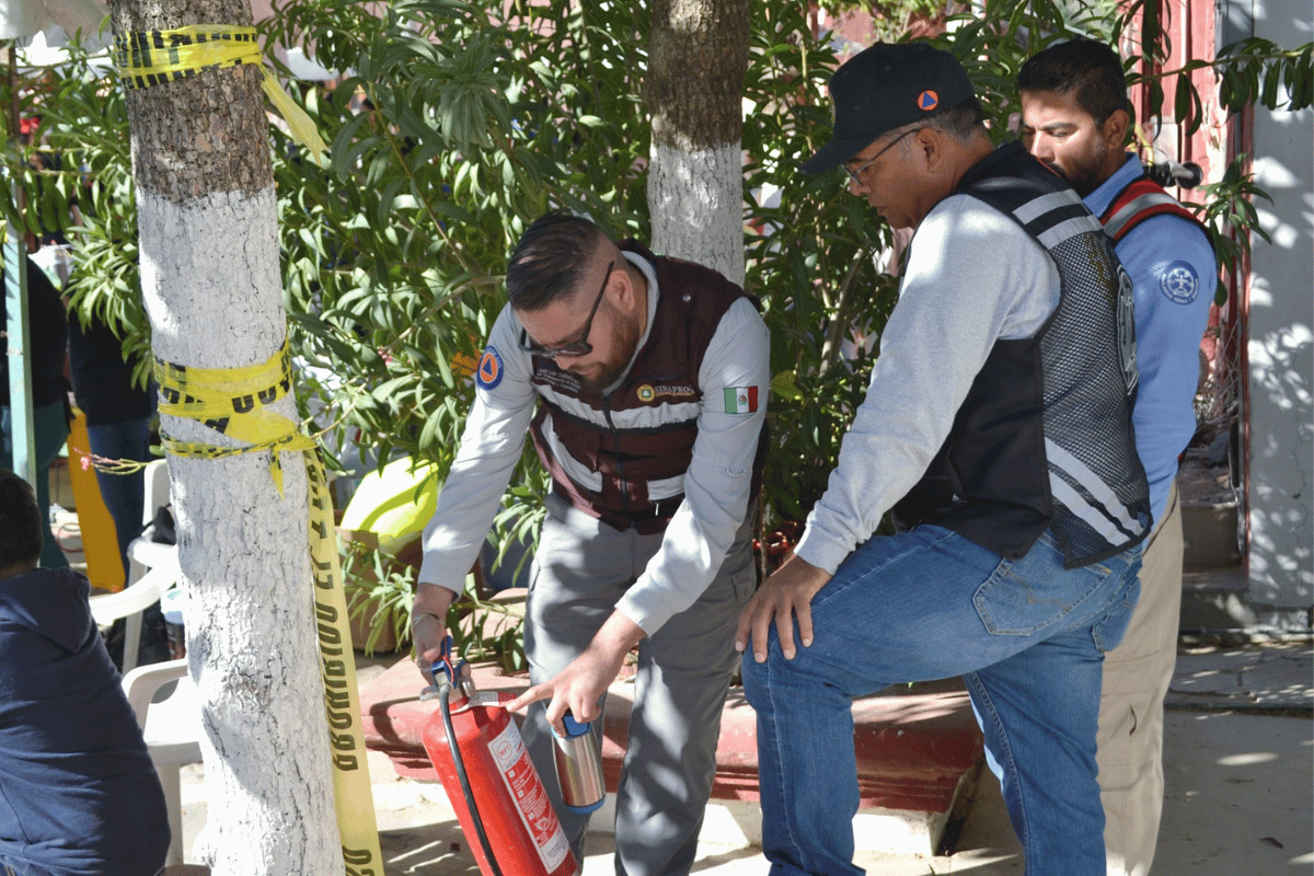 Protección Civil de La Paz atendió más de mil incidentes en 2024, incluyendo emergencias médicas, incendios y accidentes. Foto: Protección Civil La Paz.