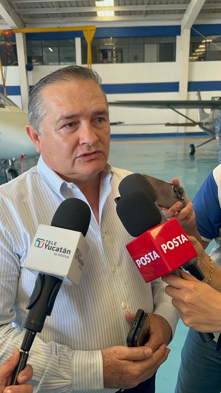 Entrevista al administrador del aeropuerto de Mérida 