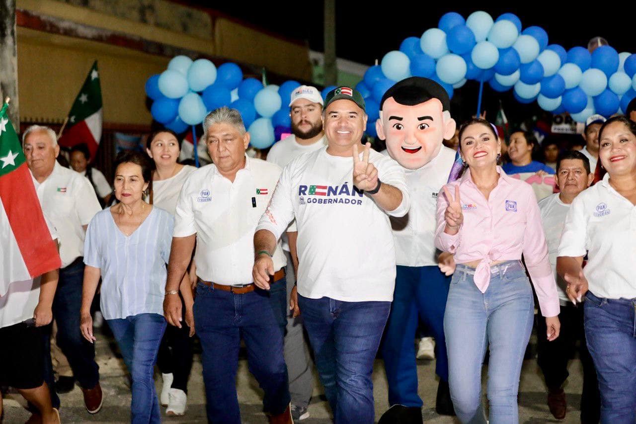 Renán Barrera en campaña 