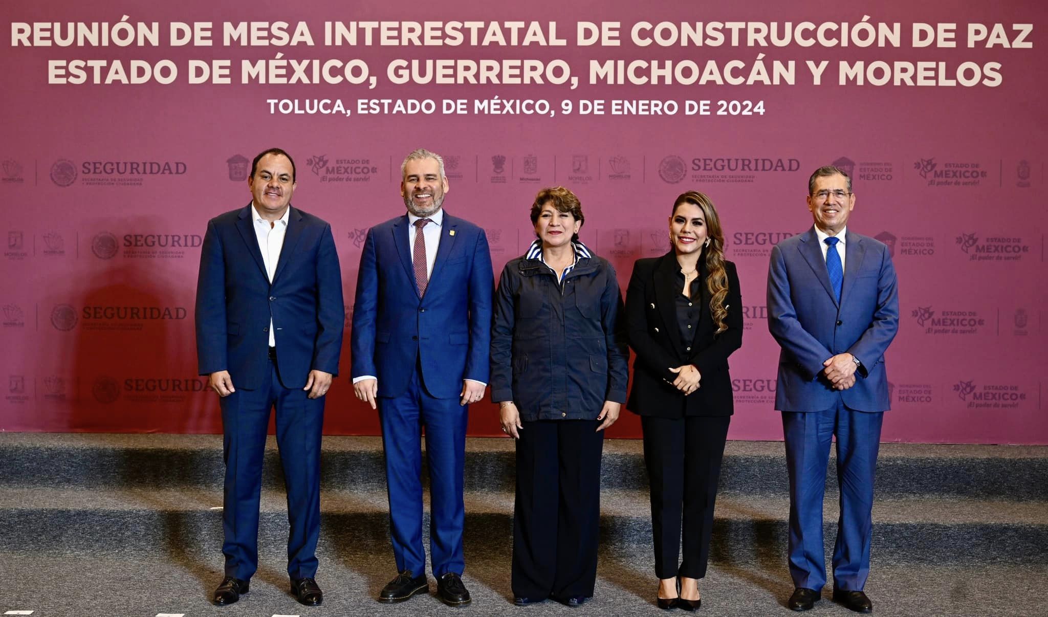 Entre los acuerdos de la primera Mesa Interestatal de Construcción de Paz acordaron el establecimiento de un Centro Coordinador de  Operaciones Interestatales para la Región de Tierra Caliente. Foto: Gob. Edomex 