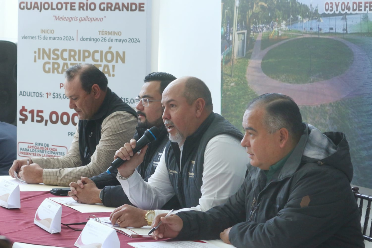 Rueda de prensa de la Comisión de Caza y Pesca Deportiva.