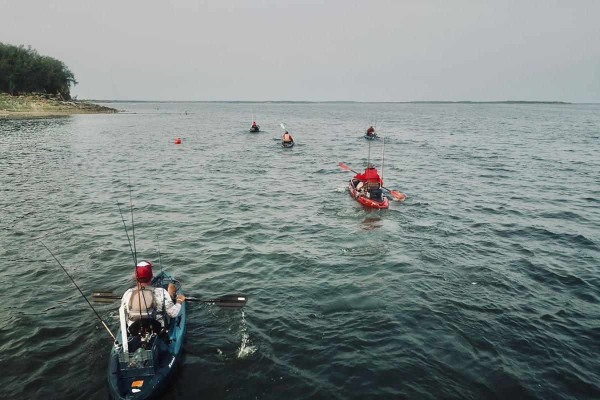 Pesca en kayak