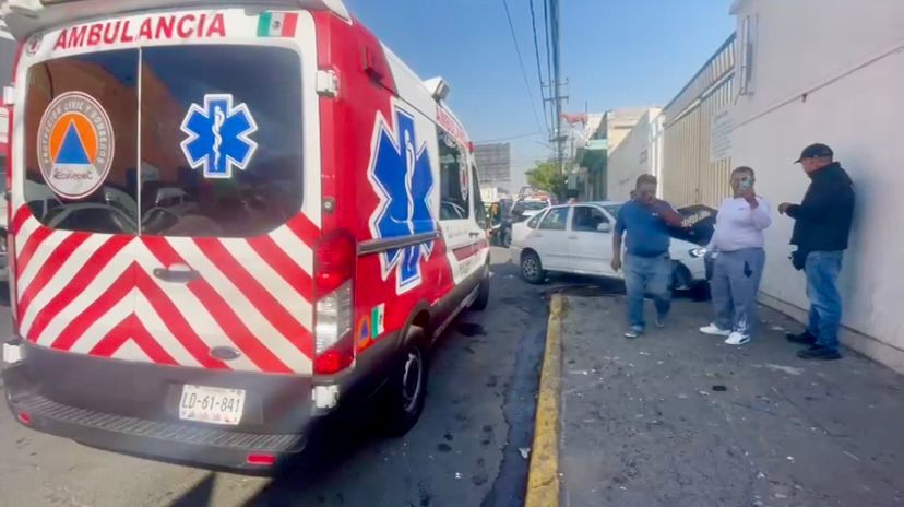 Aparatoso accidente en vía Morelos deja un lesionado en Ecatepec. Foto: POSTA
