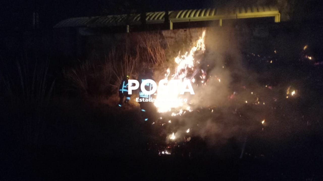 Alarma incendio en Atizapán no reportan lesionados. Foto: Fernando Cruz
