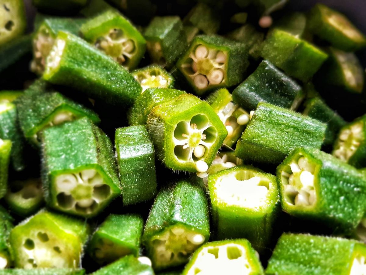 Okra, una hortaliza que se exporta a los Estados Unidos. Foto: Internet