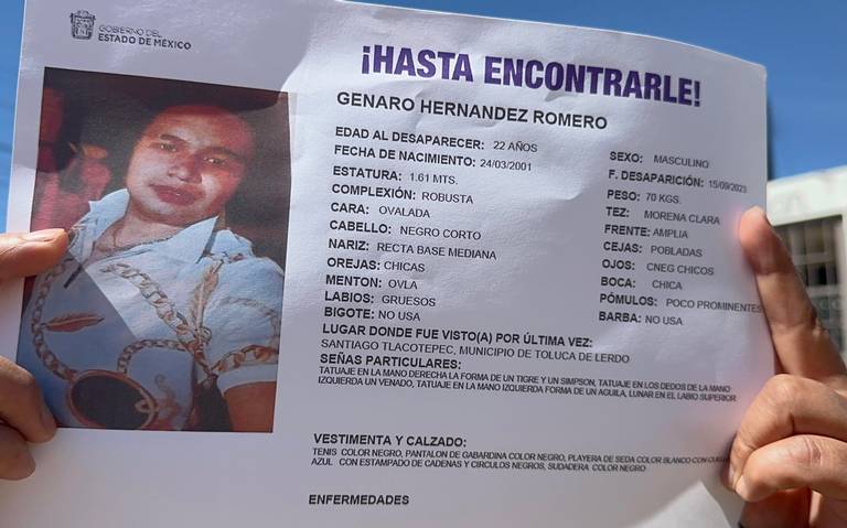 Familiares de Genaro temen que haya sido encontrado en narcofosa. Foto: Ximena García