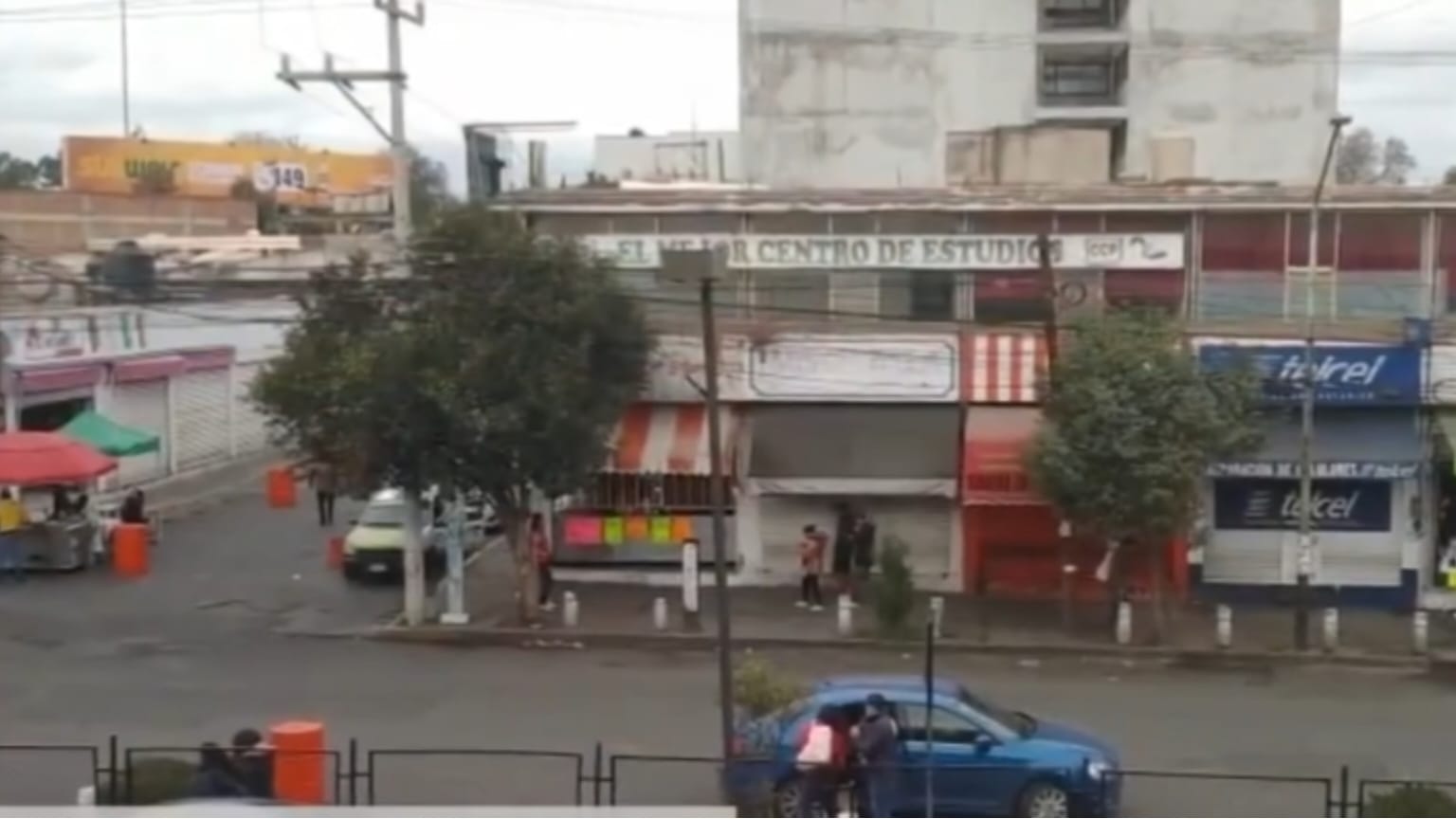 Alertan sobre la presencia de motoratones en la periferia de la Terminal de Toluca. Foto: RRSS