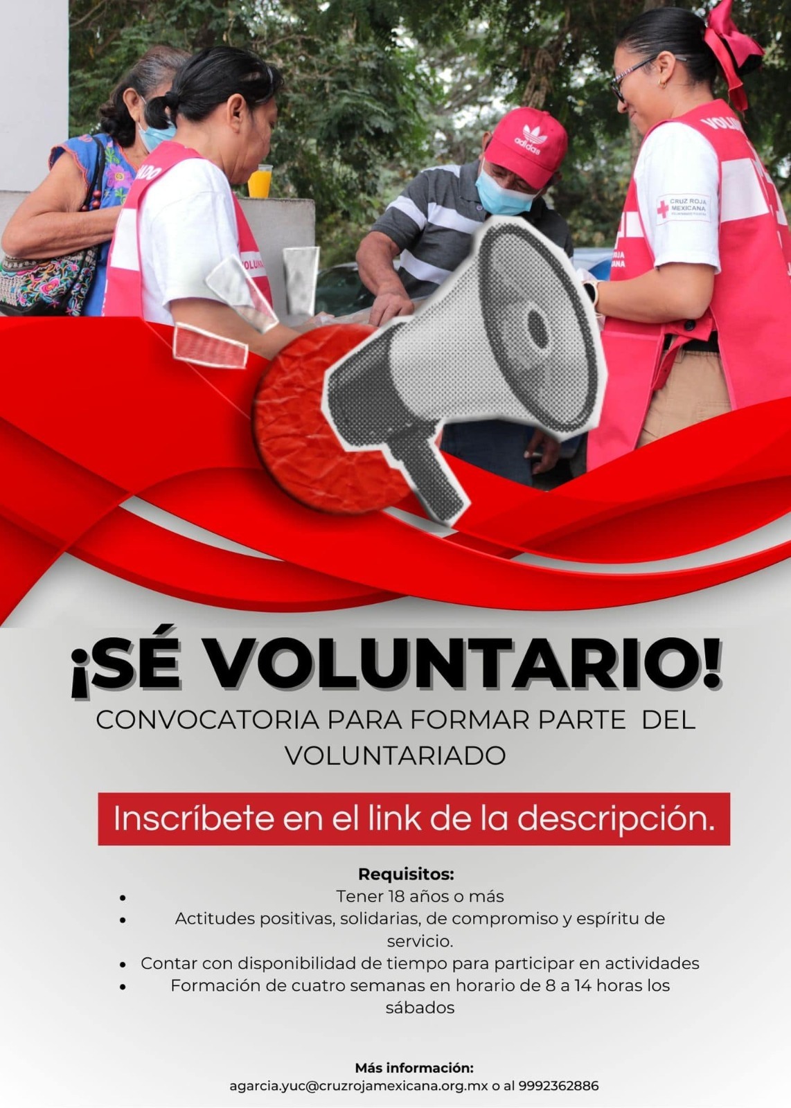 Voluntario Cruz Roja Mexicana