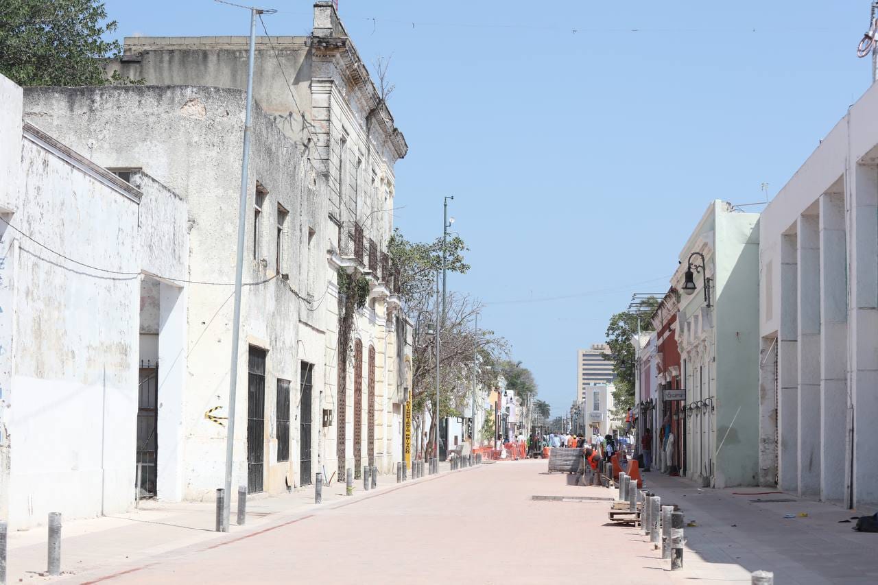 corredor de la calle 60 en Mérida