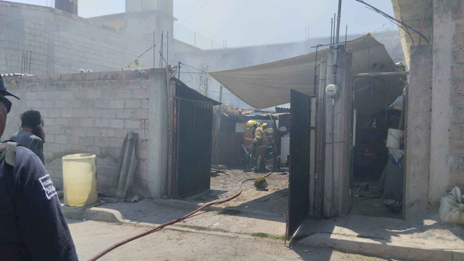  El origen de la explosión, se presume, fue un chispazo en un calentador. Foto: PC de Tultepec