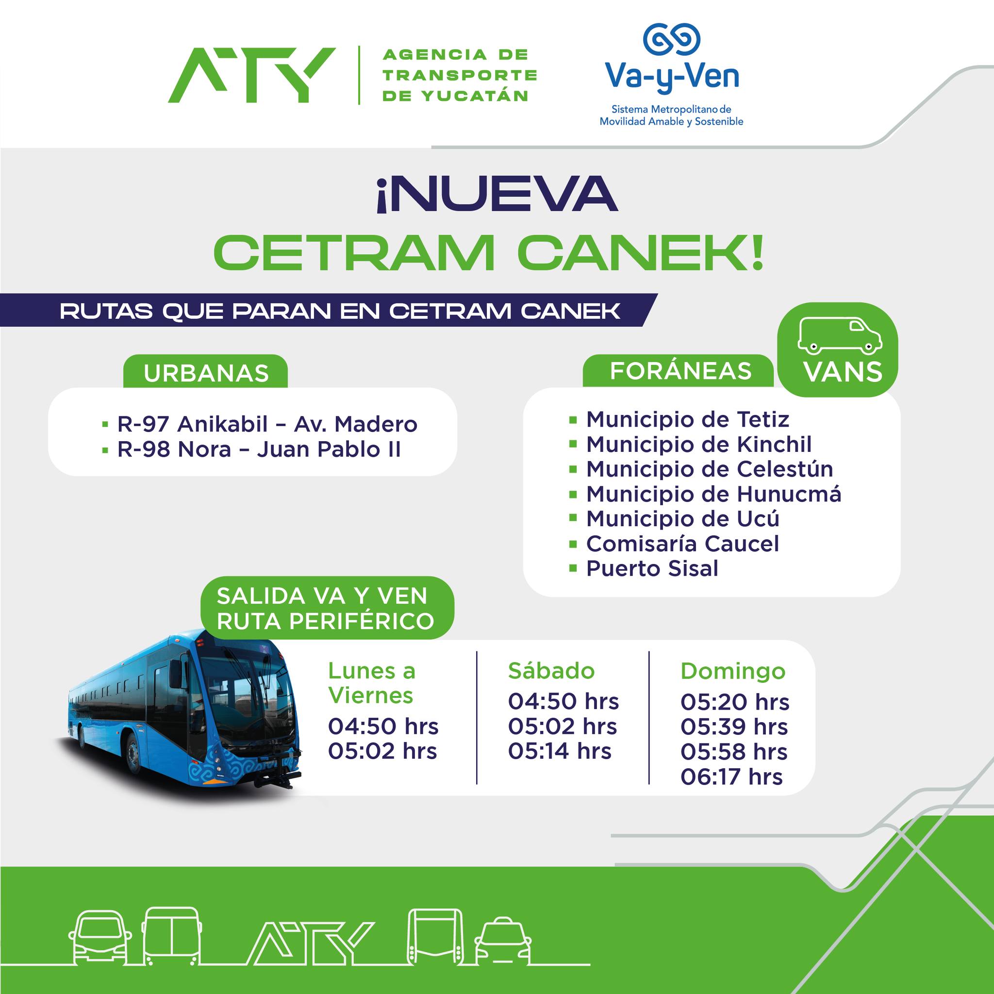 Horarios Cetram Canek