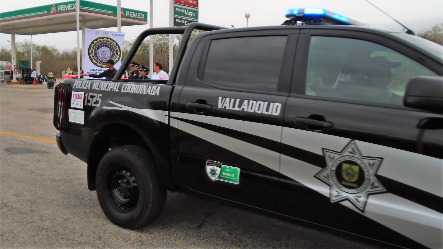 patrulla de la policía de Valladolid 