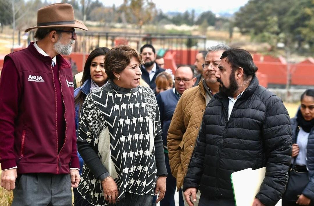 Delfina Gómez impulsa recuperación de humedales para atender la escasez de agua. Foto: @DelfinaGómez