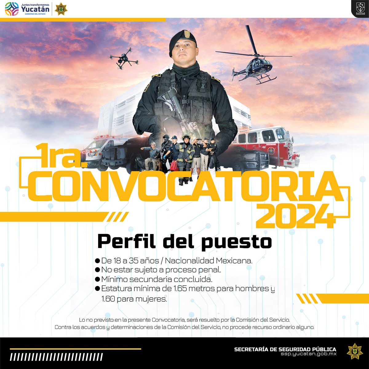 Convocatoria SSP Yucatán