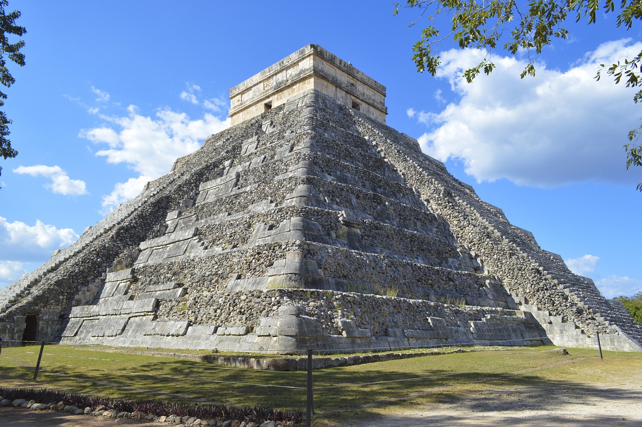 fotografia de Chichen Itza pirámide del sol, Yucatán México