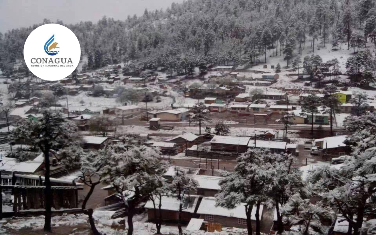 Continúa el pronóstico de nevadas en varios municipios de Durango. Foto: Facebook Turismo Durango.