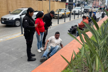 Ebrio provoca movilización de la Guardia Estatal en el centro de Tampico