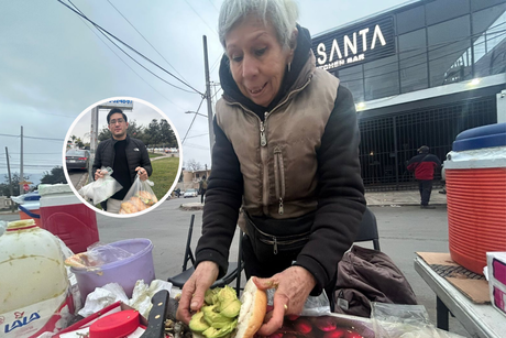 Ni el cáncer la detiene: María Candelaria vende lonches a los 71 años