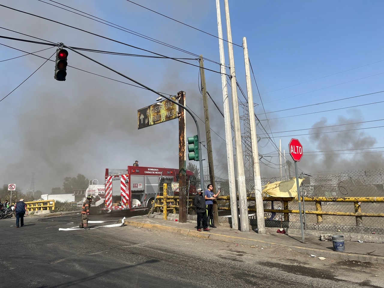 El incendio en Ecatepec no dejó pérdidas humanas que lamentar ni lesionados. Imagen: POSTA