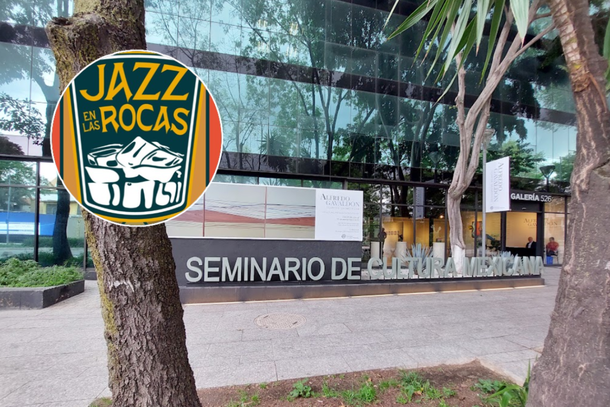 Seminario de Cultura Mexicana, nueva sede Jazz en México.    Foto: Google Maps e IG (jazzenlasrocas), editada en Canva.