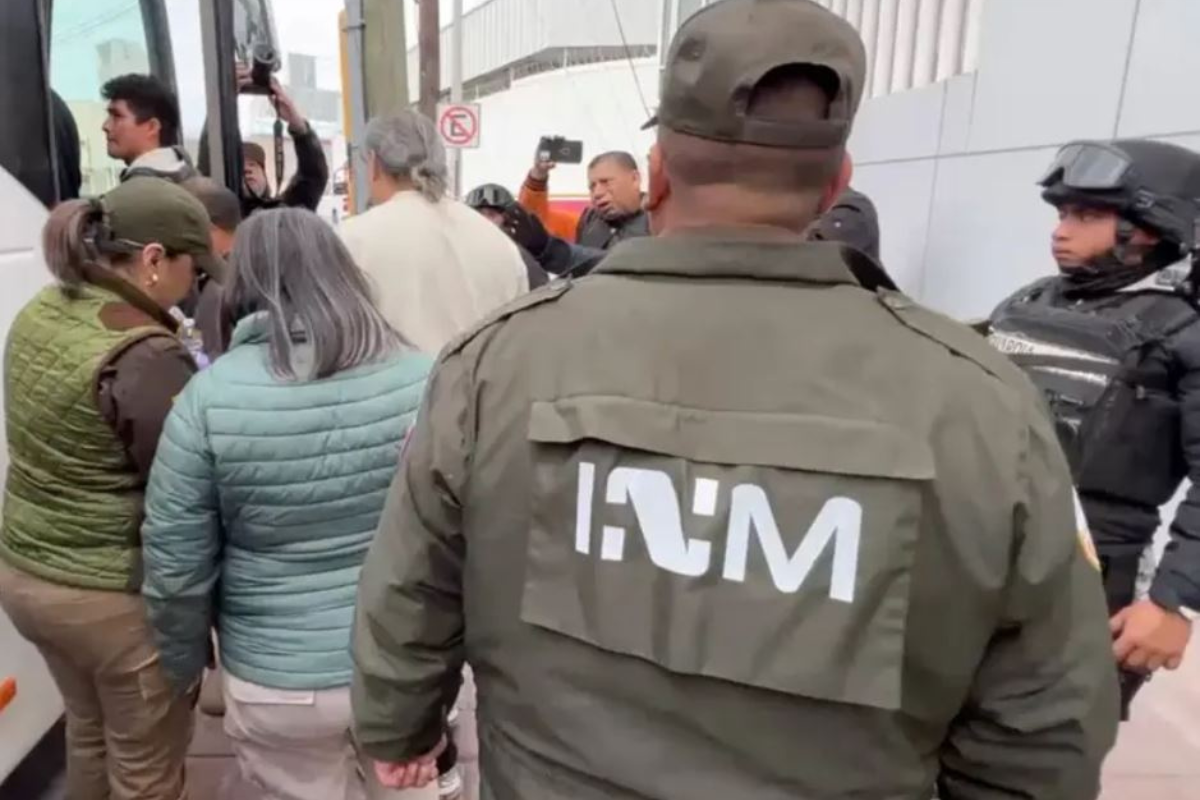 Un grupo de 50 mexicanos fueron deportados por la ciudad de Reynosa, Tamaulipas. Foto: redes sociales